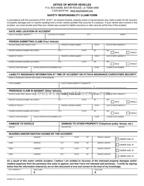 Blank Dpsmv 3011 PDF Form