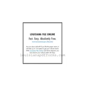 Blank It 540 2D Louisiana PDF Form