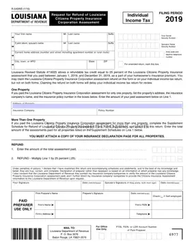 Blank R 540Ins Louisiana PDF Form
